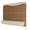Painel Para Tv Até 75" Lumiere Cinamomo/Off White Artely 