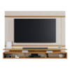 Painel Para Tv Até 75'' NT1370 100% MDF Off White/Freijó Notável Móveis