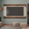 Painel Para Tv Até 86" Elegance Pinho/Off White Artely 