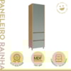 Paneleiro 2 Portas 2 Gavetas 70cm 100% MDF Rainha Nature/Verde Nesher