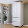 Paneleiro 2 Portas 2 Gavetas  70CM Rainha Branco Nesher