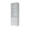 Paneleiro 2 Portas 2 Gavetas  70CM Rainha Branco Nesher