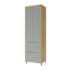 Paneleiro 2 Portas 2 Gavetas Marquesa 70 Cm Nature/verde Nesher