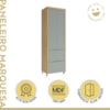 Paneleiro 2 Portas 2 Gavetas Marquesa 70 Cm Nature/verde Nesher