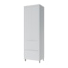 Paneleiro 2 Portas 2 Gavetas Marquesa 70Cm branco Nesher