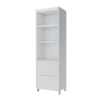 Paneleiro 2 Portas 2 Gavetas Marquesa 70Cm branco Nesher