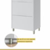 Paneleiro 2 Portas 2 Gavetas Marquesa 70Cm branco Nesher