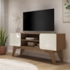 Rack Para Tv Até 65" Duetto Cinamomo/Off White Artely 