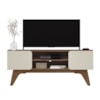 Rack Para Tv Até 65" Duetto Cinamomo/Off White Artely 