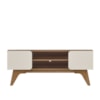 Rack Para Tv Até 65" Duetto Cinamomo/Off White Artely 