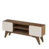 Rack Para Tv Até 65" Duetto Cinamomo/Off White Artely 