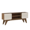 Rack Para Tv Até 65" Duetto Cinamomo/Off White Artely 
