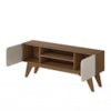 Rack Para Tv Até 65" Duetto Cinamomo/Off White Artely 