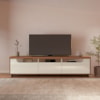 Rack Para Tv Até 75" Mercury Cinamomo/Off White Artely 