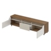 Rack Para Tv Até 75" Mercury Cinamomo/Off White Artely 