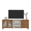Rack para Tv Até 75" Murano Cinamomo/Off White Artely 