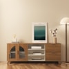 Rack para Tv Até 75" Murano Cinamomo/Off White Artely 