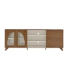Rack para Tv Até 75" Murano Cinamomo/Off White Artely 