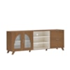 Rack para Tv Até 75" Murano Cinamomo/Off White Artely 
