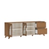 Rack para Tv Até 75" Murano Cinamomo/Off White Artely 