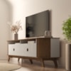 Rack para Tv Até 75" Vivaldi Cinamomo/Off White Artely 