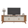 Rack para Tv Até 75" Vivaldi Cinamomo/Off White Artely 