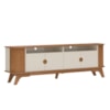 Rack para Tv Até 75" Vivaldi Cinamomo/Off White Artely 