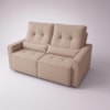 Sofá Retratil 2 Lugares 160m Luxemburgo Bege